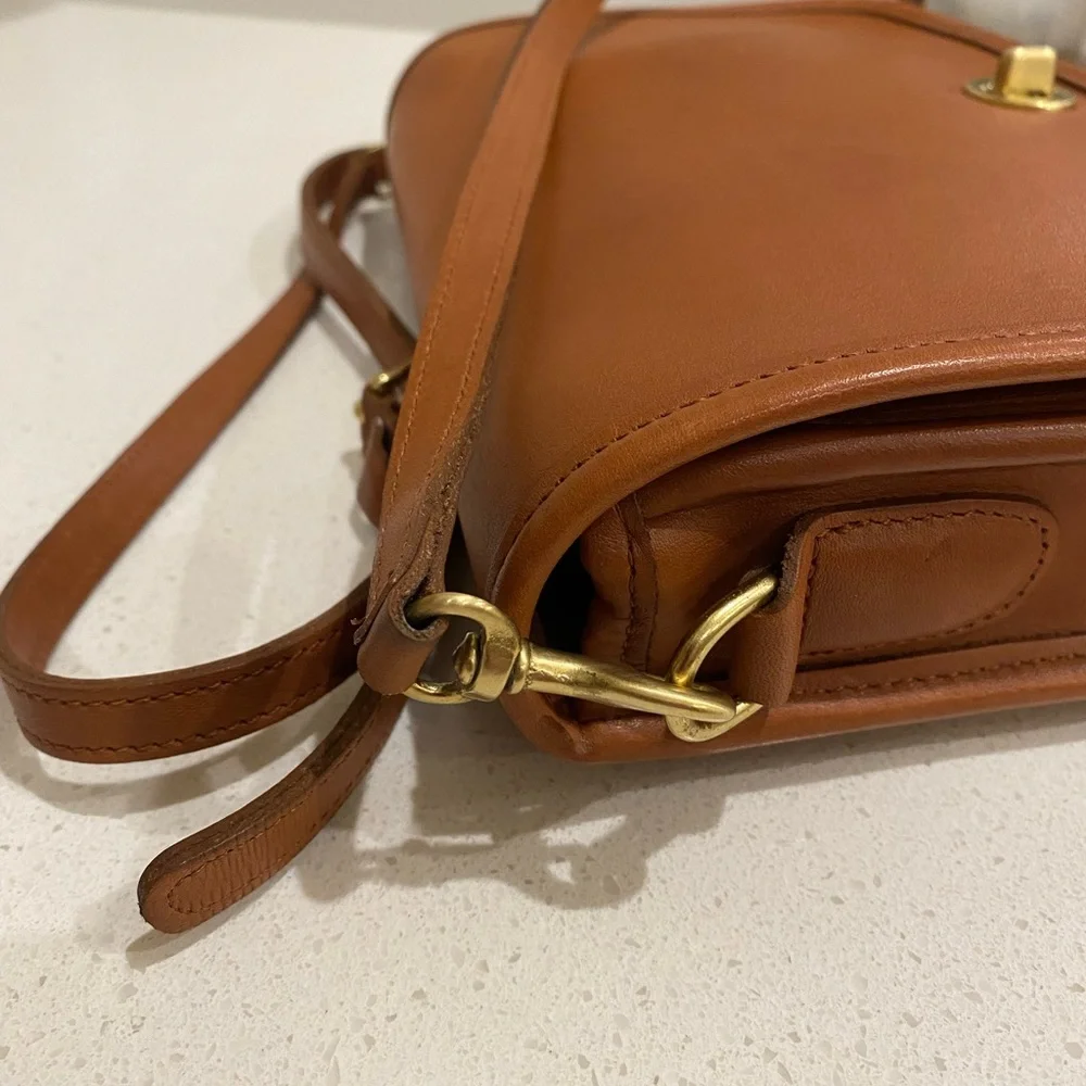 Vintage Coach Penny Pocket 9755 Purse British Tan - Picture 12 of 12